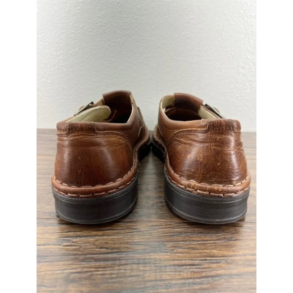 Walker Flex Comfort Men's Brown Leather Fisherman Weave Sandals EU 44‎ US 10